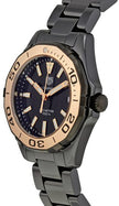 TAG HEUER Aquaracer 300M Black & Rose Gold Ladies Watch Way1355.Bh0716 2