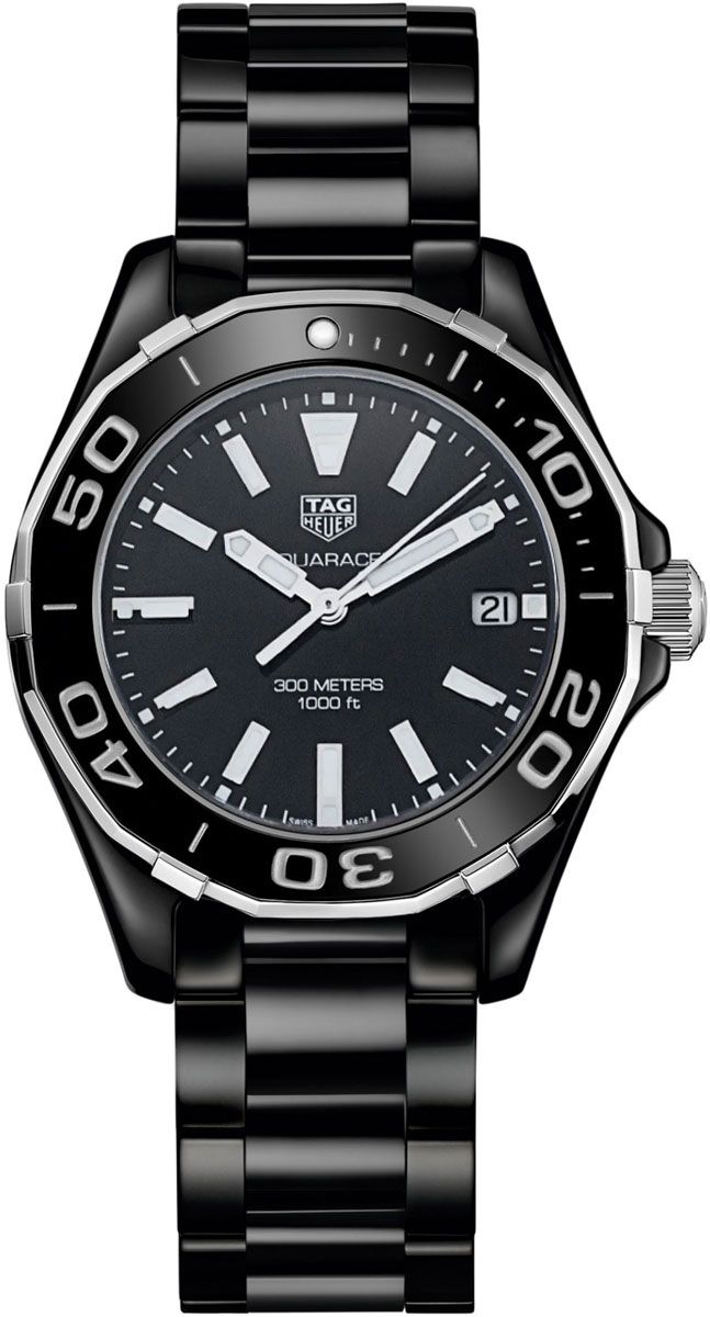 TAG HEUER Aquaracer 300M Black Dial Women'S Watch Way1390.Bh0716 1