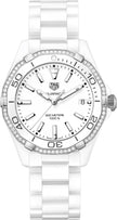 TAG HEUER Aquaracer Diamond White Ceramic Ladies Watch Way1396.Bh0717 1
