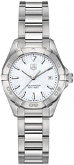 TAG HEUER Aquaracer White Pearl Dial Swiss Women'S Watch Way1412.Ba0920 1