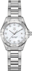TAG HEUER Aquaracer White Pearl Diamond Ladies Watch Way1413.Ba0920 1