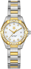 TAG HEUER Aquaracer Diamond & Pearl Ladies Luxury Watch Way1453.Bd0922 1