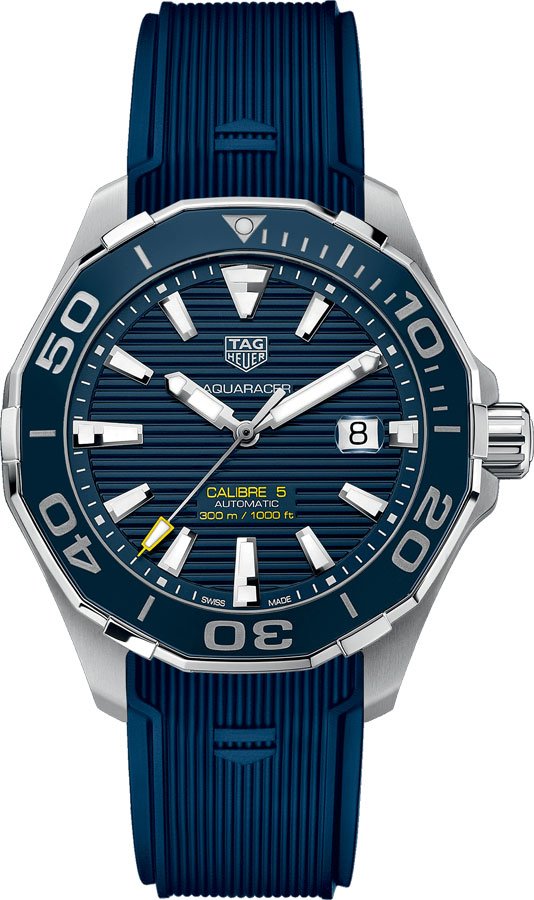 TAG HEUER Aquaracer Blue Dial Men'S Watch Way201B.Ft6150 1