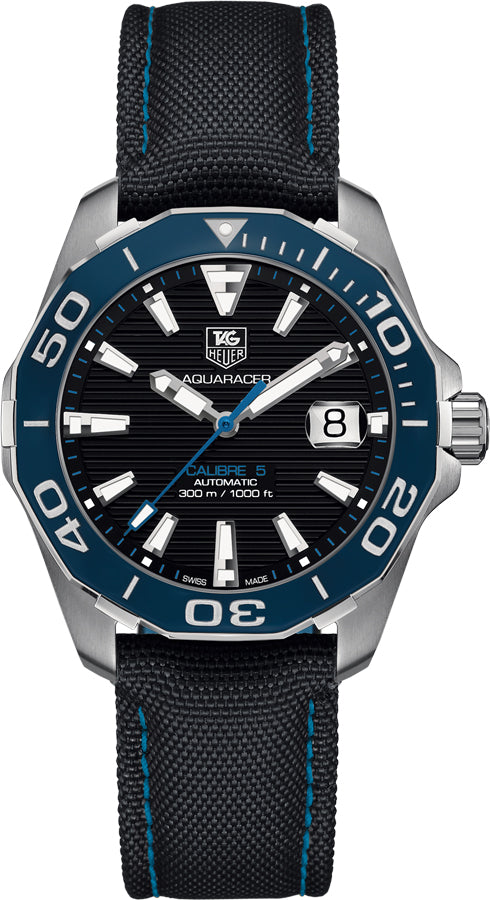 TAG HEUER Aquaracer Black Dial Discounted Men'S Watch Way211B.Fc6363 1