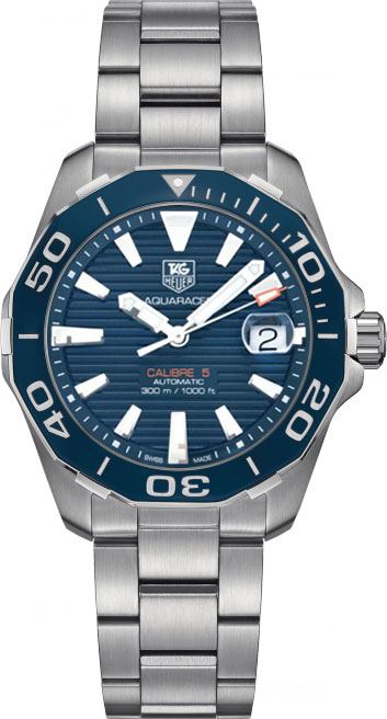 TAG HEUER Aquaracer Blue Dial Men'S Sports Watch Way211C.Ba0928 1