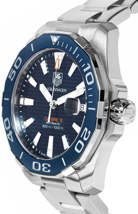 TAG HEUER Aquaracer Blue Dial Men'S Sports Watch Way211C.Ba0928 2