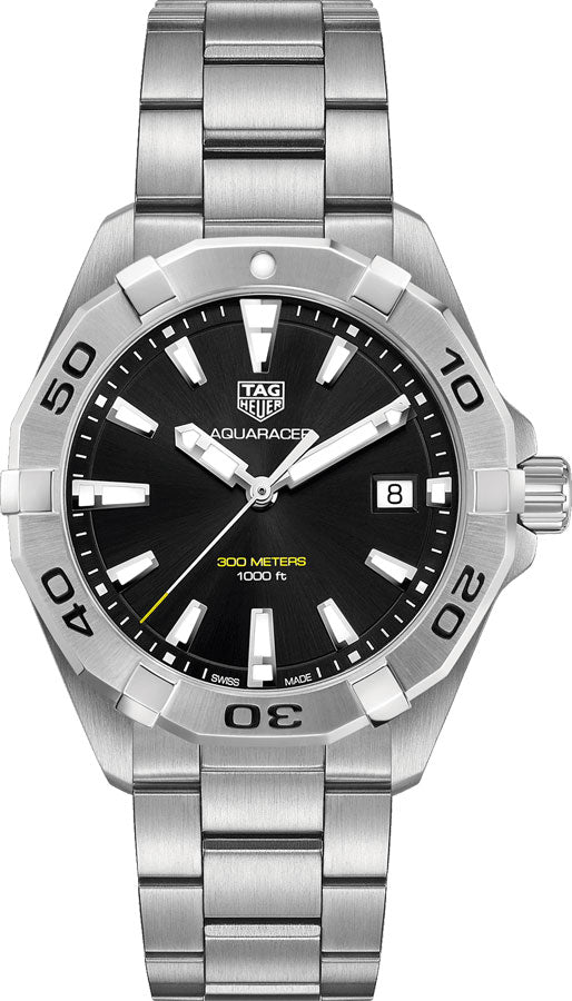 TAG HEUER Aquaracer Black Dial 41Mm Men'S Watch Wbd1110.Ba0928 1