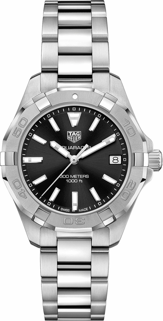 TAG HEUER Aquaracer Black Dial Steel Women'S Watch Wbd1310.Ba0740 1