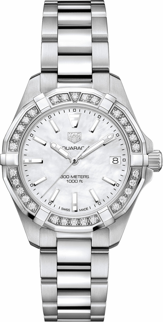 TAG HEUER Aquaracer Diamonds Save Women'S Luxury Watch Wbd1313.Ba0740 1