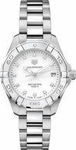 TAG HEUER Aquaracer White Pearl & Diamond Dial Women'S Watch Wbd1314.Ba0740 1