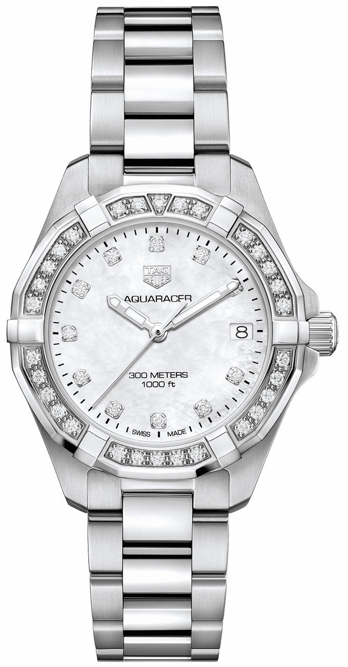 TAG HEUER Aquaracer Diamonds Women'S Luxury Watch Sale Wbd1315.Ba0740 1