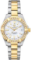 TAG HEUER Aquaracer Diamond And Gold Women'S Luxury Watch Wbd1321.Bb0320 1