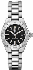 TAG HEUER Aquaracer 27Mm Black Dial Steel Women'S Watch Wbd1410.Ba0741 1