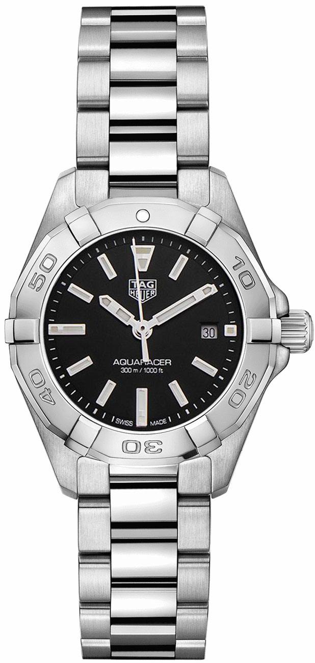 TAG HEUER Aquaracer 27Mm Black Dial Steel Women'S Watch Wbd1410.Ba0741 1