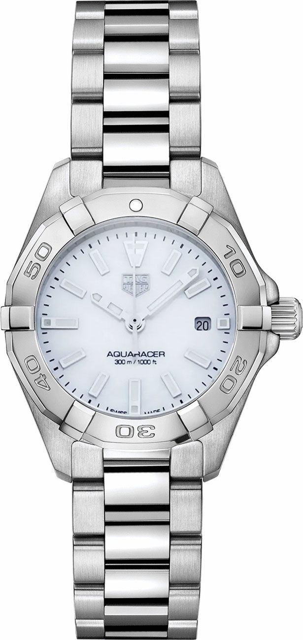 TAG HEUER Aquaracer Mother Of Pearl Dial 27Mm Women'S Watch Wbd1411.Ba0741 1