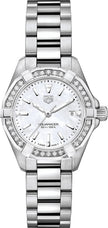 TAG HEUER Aquaracer White Pearl Diamond Ladies Luxury Watch Wbd1413.Ba0741 1