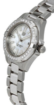 TAG HEUER Aquaracer White Pearl Diamond Ladies Luxury Watch Wbd1413.Ba0741 2