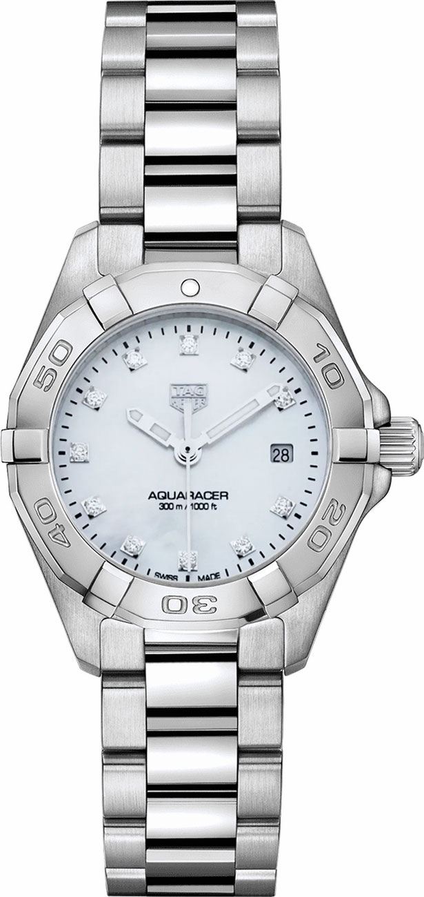 TAG HEUER Aquaracer 27Mm Diamond Women'S Watch Wbd1414.Ba0741 1
