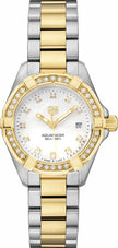 TAG HEUER Aquaracer Diamond & Gold Ladies Luxury Watch Wbd1423.Bb0321 1