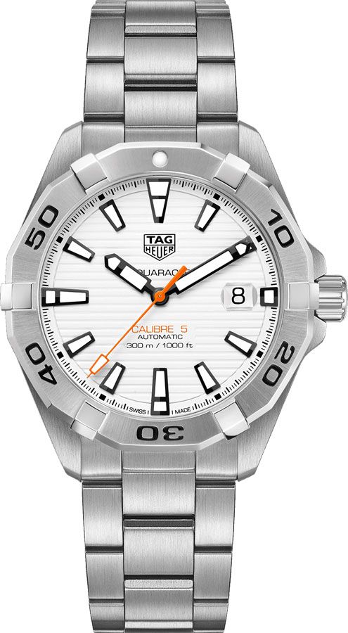 TAG HEUER Aquaracer White Dial Men'S Watch Wbd2111.Ba0928 1