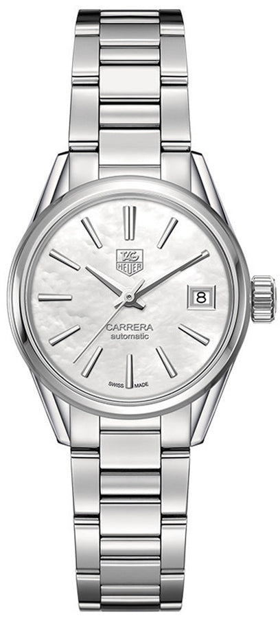 TAG HEUER Carrera White Pearl Dial Automatic Women'S Watch War2411.Ba0770 1