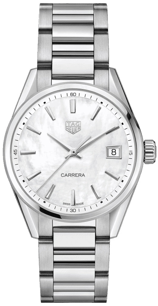 TAG HEUER Carrera Quartz 36Mm Women'S Steel Watch Wbk1311.Ba0652 1