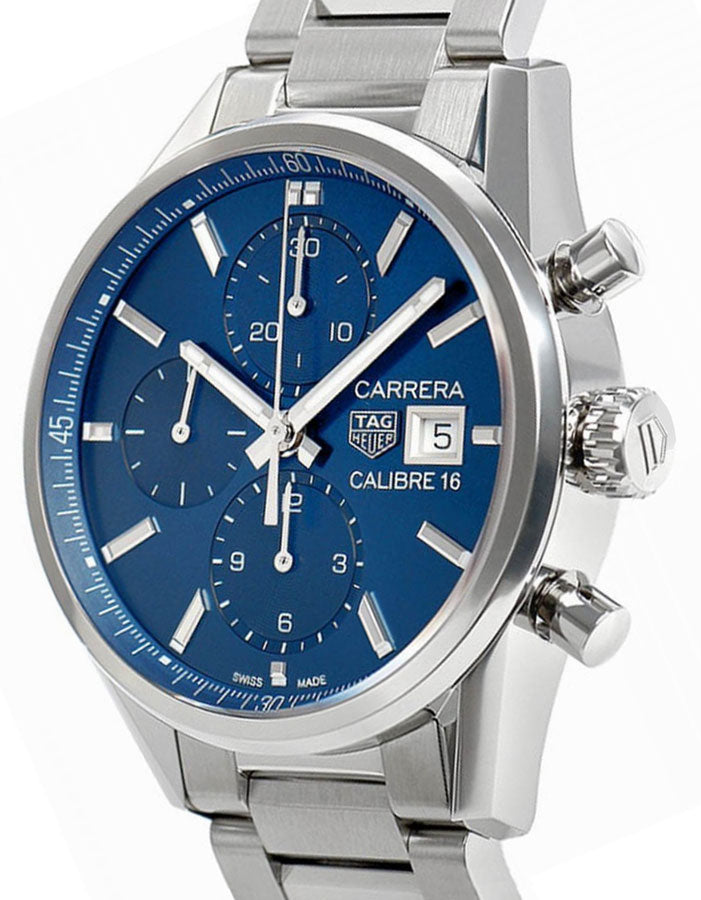 TAG HEUER Carrera Automatic Blue Dial Men'S Watch Cbk2112.Ba0715 2