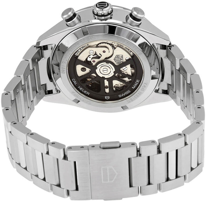 TAG HEUER Carrera Automatic Chronograph Green Dial Men'S Watch Cbn2A10.Ba0643 3