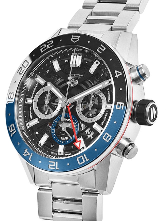 TAG HEUER Carrera Black Skeleton Dial Men'S Watch Cbg2A1Z.Ba0658 2