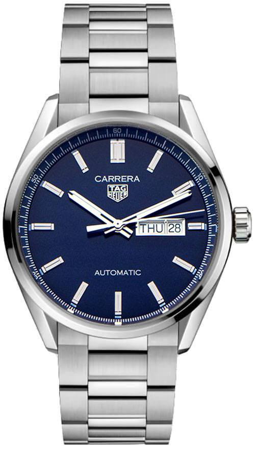 TAG HEUER Carrera Blue Dial Stainless Steel Men'S Watch Wbn2012.Ba0640 1
