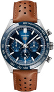 TAG HEUER Carrera Brown Leather Strap Men'S Watch Cbn2A1A.Fc6537 1