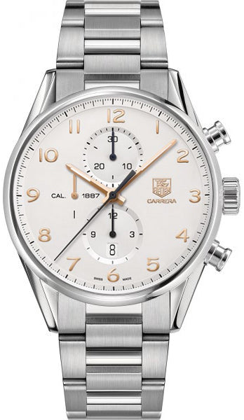 TAG HEUER Carrera Silver Dial Chronograph Men'S Watch Car2012.Ba0799 1