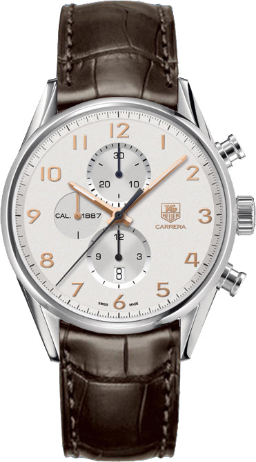 TAG HEUER Carrera Silver Dial Calibre 1887 Men'S Watch Car2012.Fc6236 1