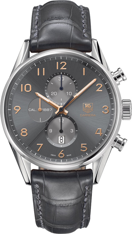 TAG HEUER Carrera Grey Dial Chronograph Men'S Luxury Watch Car2013.Fc6313 1