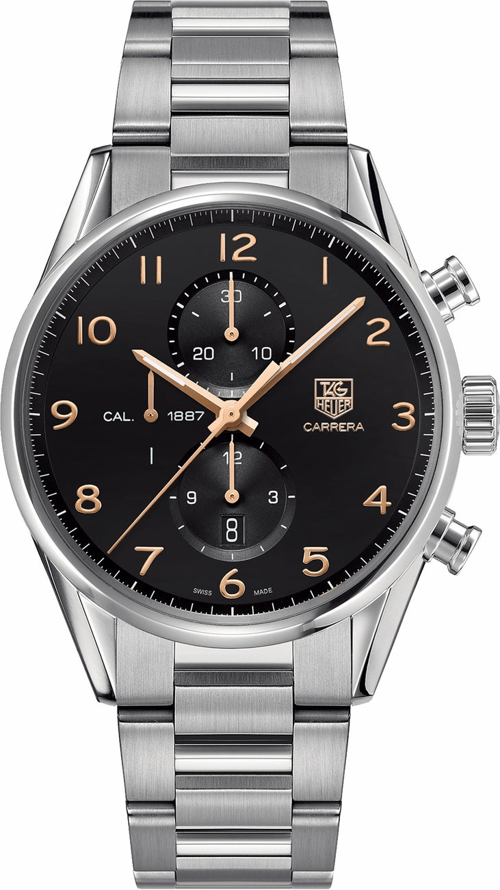 TAG HEUER Carrera Black Dial Men'S Luxury Watch Car2014.Ba0799 1