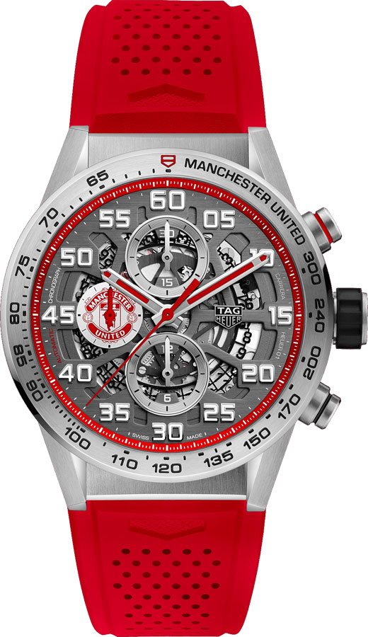 TAG HEUER Carrera Manchester United Special Men'S Watch Car201M.Ft6156 1