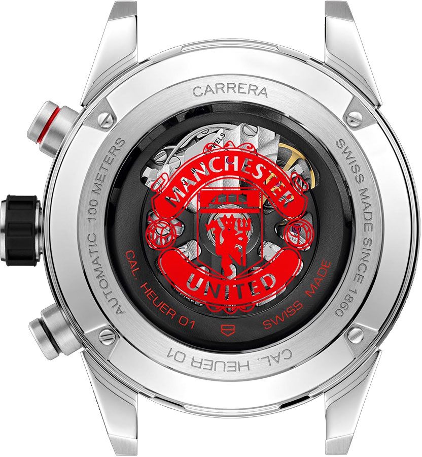 TAG HEUER Carrera Manchester United Special Men'S Watch Car201M.Ft6156 3