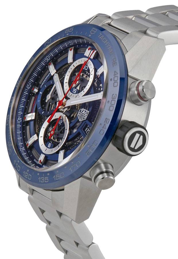 TAG HEUER Carrera Skeleton Blue Dial Men'S Watch Car201T.Ba0766 2