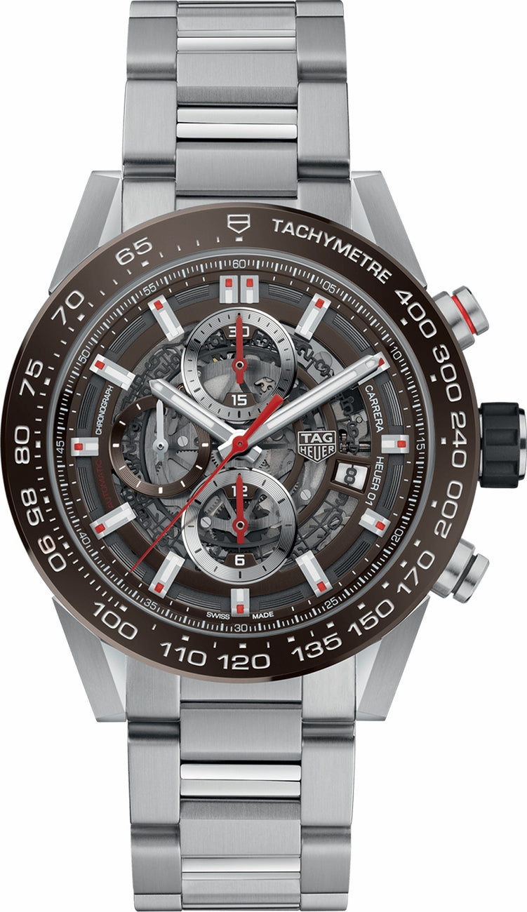 TAG HEUER Carrera Brown Dial Chronograph Men'S Watch Car201U.Ba0766 1