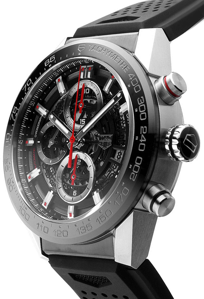TAG HEUER Carrera Black Dial Automatic Chronograph Men'S Watch Car201V.Ft6046 2