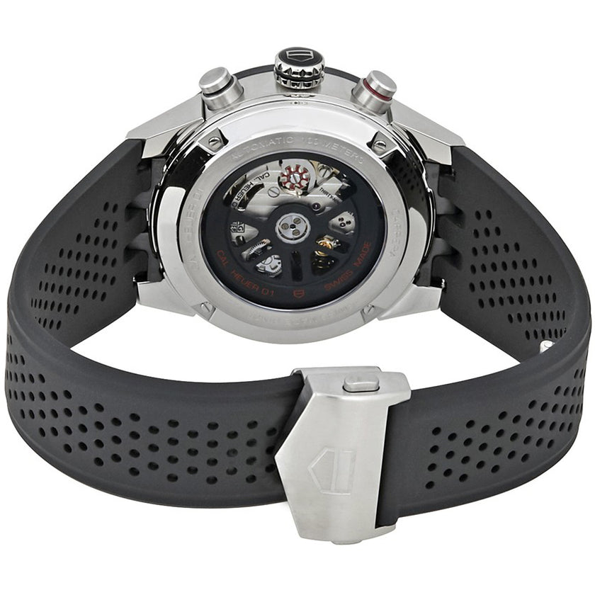 TAG HEUER Carrera Black Dial Automatic Chronograph Men'S Watch Car201V.Ft6046 4