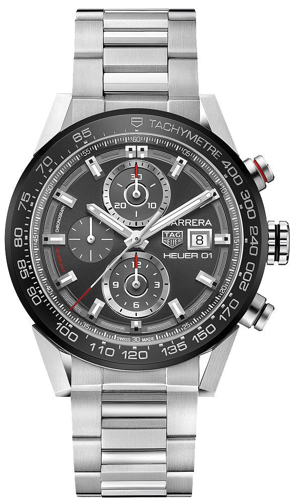 TAG HEUER Carrera Calibre Heuer 01 Men'S Luxury Watch Car201W.Ba0714 1