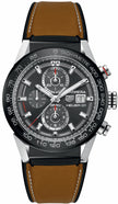 TAG HEUER Carrera Grey Dial Chronograph Men'S Watch Car201W.Ft6122 1