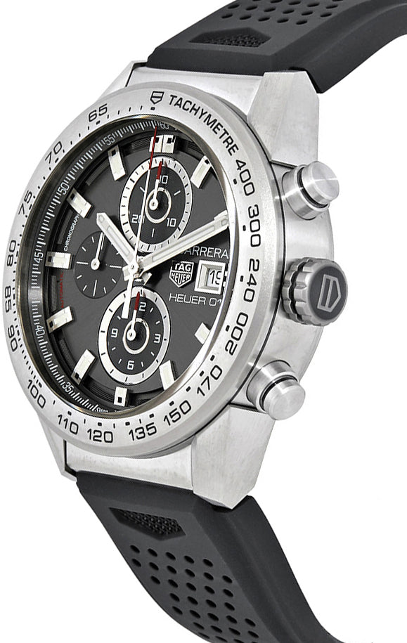 TAG HEUER Carrera Sunray Grey Dial Chronograph Men'S Watch Car208Z.Ft6046 2