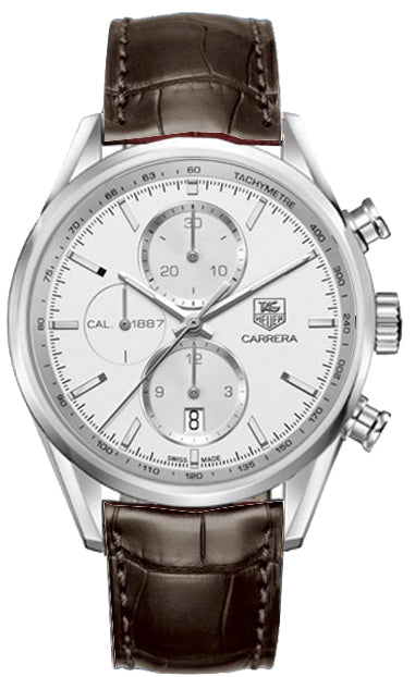 TAG HEUER Carrera Silver Dial Swiss Made Men'S Watch Car2111.Fc6291 1