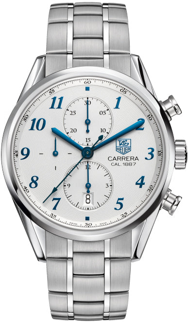 TAG HEUER Carrera Authentic Swiss Calibre 1887 Men'S Watch Car2114.Ba0724 1