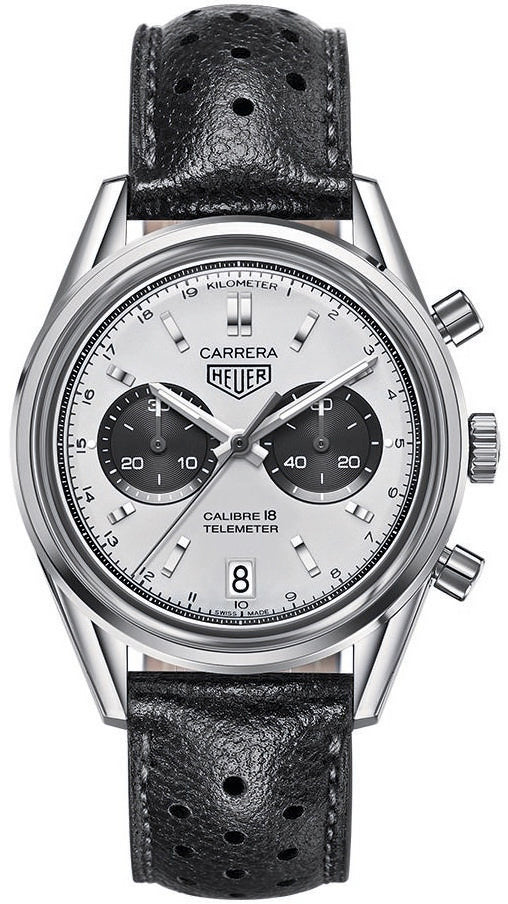 TAG HEUER Carrera Calibre 18 Sunray Silver Dial Men'S Watch Car221A.Fc6353 1