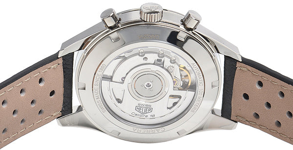 TAG HEUER Carrera Calibre 18 Sunray Silver Dial Men'S Watch Car221A.Fc6353 2