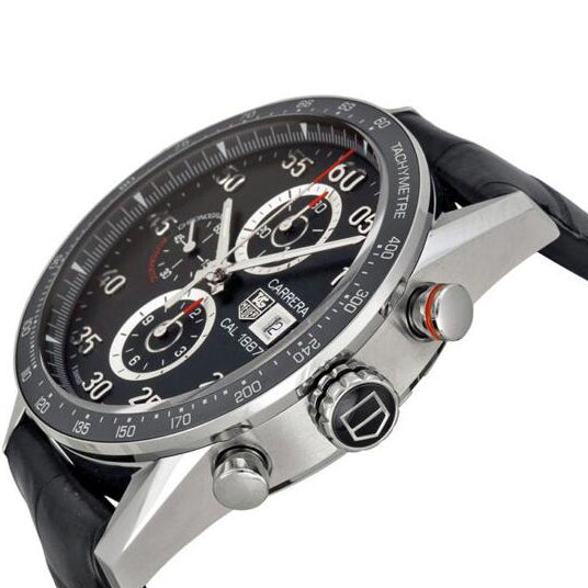 TAG HEUER Carrera Calibre 1887 Black Dial Men'S Watch Car2A10.Fc6235 2