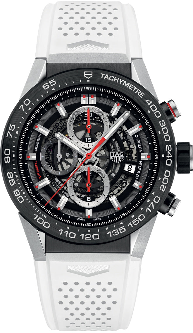 TAG HEUER Carrera Chronograph Calibre Heuer 01 Men'S Watch Car2A1Z.Ft6051 1